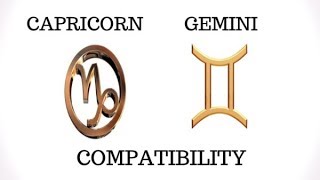 Capricorn and Gemini Compatibility [upl. by Sanson]