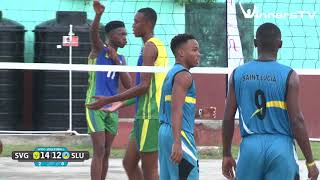 Windward Islands School Games 2018  Boys Volleyball  St Lucia vs St Vincent  3rd Set [upl. by Beghtol]