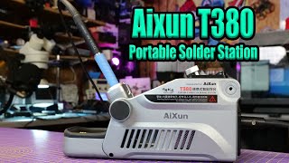 Aixun T380 Portable Pro Solder Station  Battery Or USB C Powered [upl. by Ragas]