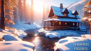 The Cabin in the Illyrian Mountains  ACOTAR Ambience [upl. by Opal]