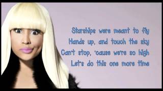 Nicki Minaj Starships lyrics Clean Version [upl. by Oiuqise920]