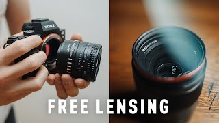 Free Lensing  Lens Whacking Tutorial  HOW TO FREE LENS for photography or filmmaking [upl. by Annayram57]