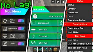 5 MCPE Clients With Mod Menu  Minecraft Bedrock Edition [upl. by Nolyd609]