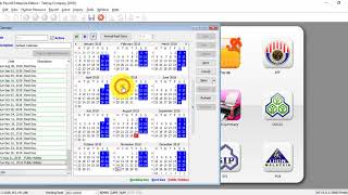 SQL Payroll Software Tutorial 014 Maintain Calendar [upl. by Skelton416]