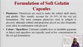 Soft Gelatin Capsule Nature of Capsule Shell and Content Size of Capsule Production [upl. by Eenyaj]