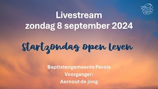 Baptistengemeente Pernis 8 september startzondag open leven [upl. by Georglana]