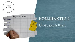 Konjunktiv 2 So wird er gebildet Inkl Arbeitsblatt [upl. by Nayra]