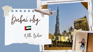 Dubai vlog 🇦🇪  cabin crew layover  food and exploring 🕌🇦🇪💙 [upl. by Allesig]