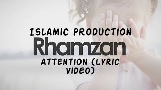 Rhamzan quotAttentionquot Cover Lyric Video Vocals Only [upl. by Turro]