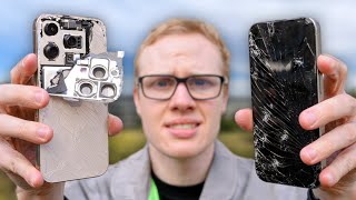 iPhone 16 Pro DROP TEST vs 15 Pro [upl. by Damiani]