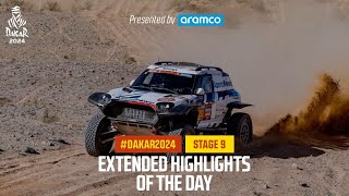 Extended highlights of Stage 9 presented by Aramco  Dakar2024 [upl. by Wilona449]