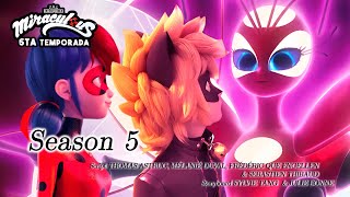 Te RESUMO la 5ta TEMPORADA de MIRACULOUS LADYBUG COMPLETA [upl. by Eiclehc449]