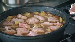 SUQUET DE PEIX AMB BOLETS  SOFREGIT de Gambas de Palamós  SUQUET DE PESCADO CON SETAS [upl. by Laval]