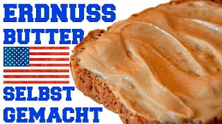 Leckere ERDNUSSBUTTER in 2 min selber machen [upl. by Polad]