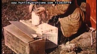 Construction of roads over peat 1960s  Film 15779 [upl. by Crutcher]