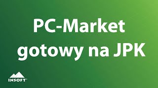 PCMarket  jak wygenerować plik JPK [upl. by Firman403]