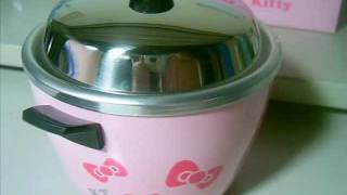 Hello Kitty amp Tatung Rice Cookerkitty限量款大同電鍋10人份 [upl. by Philly504]