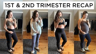 FIRST AND SECOND TRIMESTER RECAPS ✨ Pregnancy Symptoms amp Body Changes [upl. by Russia]