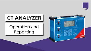 CT Analyzer  operation and reporting [upl. by Nosyrb]