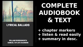 Lyrical Ballads 💚 By William Wordsworth Samuel Taylor Coleridge FULL Audiobook [upl. by Lunt]