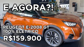 Peugeot E2008 100 Elétrico por R159900 E agora qual seria sua escolha carroelétrico suv [upl. by Auqinimod]