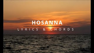 HOSANNA Lyrics amp Chords  Hillsong [upl. by Ardnuaed]