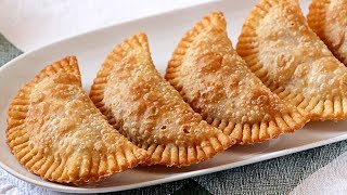 Masa de empanadillas para freír auténtica  Solo 3 ingredientes [upl. by Ahsilrac]