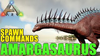 Ark AMARGASAURUS spawn commands [upl. by Francesco153]