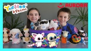 EASTER BASKET FILLED WITH YOOHOO amp FRIENDS PLUSH [upl. by Aerdnuahs]