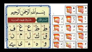 Al Noorania Qaida Lesson 1 Part 2 [upl. by Huberman]