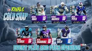 NFL RIVALS Cold Snap Event Play and Pack Opening [upl. by Nonarb499]