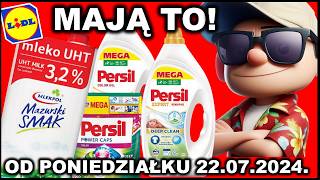 𝐋𝐈𝐃𝐋 😃 Gazetka Promocyjna od Poniedziałku 22072024  Oferta Na 22 Lipca [upl. by Ahsienad329]