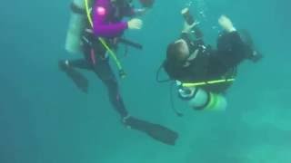 Surprise Underwater Proposal in Kurumba Maldives [upl. by Yleak]