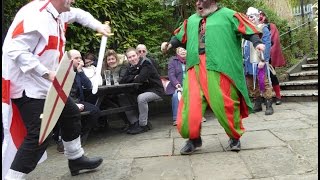 Pace Egging in Middleton  The Olde Boars Head pub 2017 [upl. by Selry]