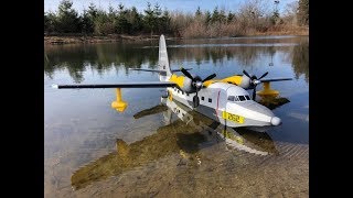 Hobbyking Avios Grumman ALBATROSS 1620mm MAIDEN FLIGHT [upl. by Greene]