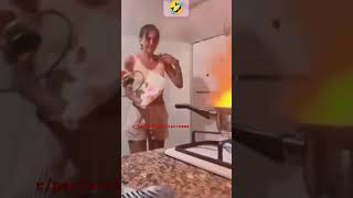 Real fun to real not fun in three… two… one fire cookingfails perfectlycutscreams reddit fail [upl. by Hairym]