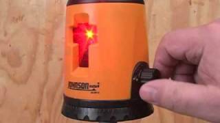 Johnson SelfLeveling CrossLine Laser Level [upl. by Tegdig]