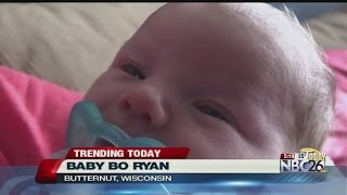 Baby named after UW Badgers coach [upl. by Thanasi]