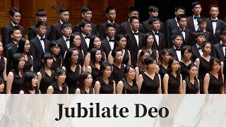 Jubilate Deo Peter Anglea  National Taiwan University Chorus [upl. by Brest]