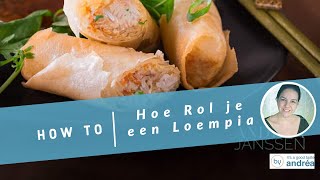 Hoe rol je een loempia [upl. by Nyrahs68]