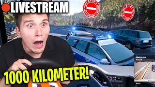 LIVESTREAM 🔴1000 Kilometer CHALLENGE quer durch Deutschland [upl. by Haslam]