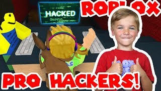 WE ARE PRO HACKERS in ROBLOX FLEE THE FACILITY [upl. by Luapnhoj]