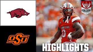 Arkansas Razorbacks vs Oklahoma State Cowboys  Full Game Highlights  ESPN College Football [upl. by Hares]