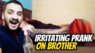 Irritating Little Brother While Hes Sleeping😂🤣Prank [upl. by Godspeed]