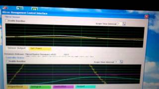 A demonstration of the PID controller weve developed to maintain the correct mirror shape [upl. by Rexford823]