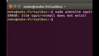 Solve Apache a2ensite  ERROR Site squirrelmail does not exist [upl. by Owain]