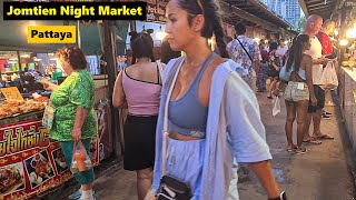 Pattaya the Jomtien Night Market maybe the Cleanest Market in Thailand [upl. by Crutcher]