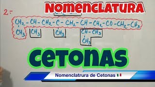 Nomenclatura de CETONAS muy fácil [upl. by Atiluj771]