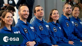 ESA’s Astronaut Class of 2022  first news conference [upl. by Som]