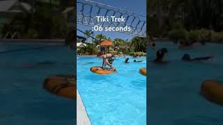 fastest quotTiki Trekquot time Adventure Island Tampa waterpark [upl. by Shererd]